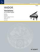 Widor: Variations sur un thème original op. 1 und 29