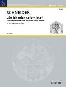 Enjott Schneider: So ich mich selber lese