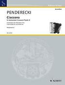 Penderecki: Ciaccona - In Memoriam Giovanni Paolo II