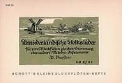 Ruyssen: Altniederlandische Volkslieder