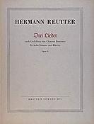 Drei Lieder op. 61