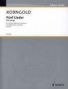 Korngold: Five Songs op. 38
