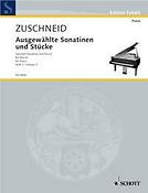 Zuschneid: Ausgewahlte Sonatinen & Stucke 3