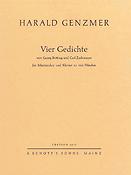 Vier Gedichte GeWV 61