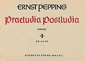 Pepping: Preludia Postludia 1