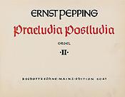 Praeludia - Postludia Band 2