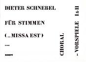 fuer Stimmen (...missa est)