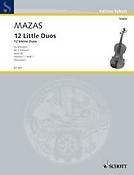 Mazas: 12 Little Duos op. 38 Band 1