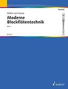 Hauwe: Moderne Blockflötentechnik 1