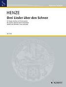 Drei Lieder ?ber den Schnee
