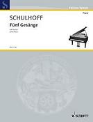 Funf Gesange mit Klavier