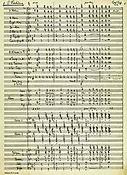 Carl Orff: Carmina Burana Faksimile Part.