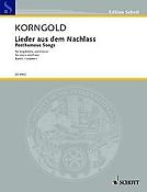 Korngold: Posthumous Songs Band 1