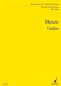 Henze: Undine Partituur