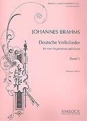 Johannes Brahms: Deutsche Volkslieder 1