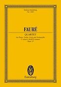 Fauré: Piano Quartet No. 1 op. 15