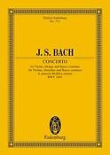 Bach: Concerto A minor BWV 1041