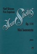 Jean Sibelius: Five Esquisses Opus 114