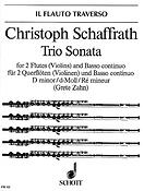 Schafuerath: Trio Sonata D minor