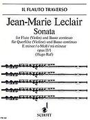 Leclair: Sonata E minor op. 2/1