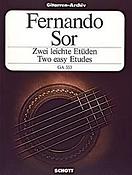 Fernando Sor: 2 easy Etudes aus op. 31 und op. 35