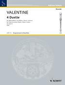 Valentine: Four Duets op. 6/1-4