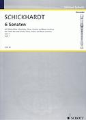 Schickhardt: 6 Sonatas op. 1 Heft 1
