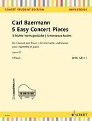 5 Easy Concert Pieces op. 63