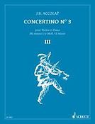 Accolay: Concertino No. 3 E minor