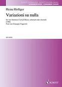 Holliger: Variazioni su nulla