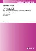 Holliger: Rosa Loui (SATB)