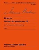 Johannes Brahms: Walzer Opus 39 
