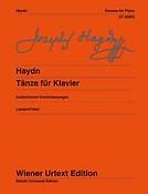 Haydn: Tänze fuer Klavier