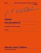 George Frideric Handel: Sämtliche Klavierwerke Band III