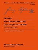 Franz Schubert: Drei Klavierstücke D 946