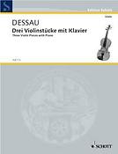 Dessau: Three Violin Pieces with Piano