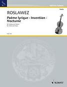 Roslavets: Poème lyrique · Invention · Nocturne