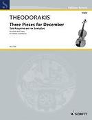 Theodorakis: Three Pieces for December