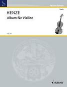 Henze: Album for Violin