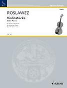 Roslavets: Violin Pieces Band II