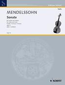 Mendelssohn Bartholdy: Sonata in F Minor op. 4