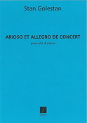 Stan Golestan: Arioso Et Allegro Alto-Piano Reduction