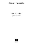 Iannis Xenakis: Mikka S Pour Violon Solo