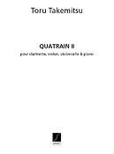 Toru Takemitsu: Quatrain II, Pour Clarinette, Violon, Violoncelle