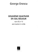 Georges Enesco: Deuxieme Quatuor En Sol Majeur Op. 22, N. 2,