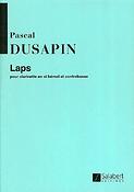 Pascal Dusapin: Laps Clarinette Et Contrebasse