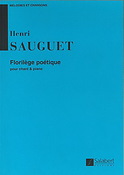 Henri Sauget: Melodies Et Chansons Col. Xxe Siecle Chant-Piano