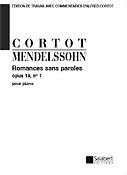 Felix Mendelssohn Bartholdy: Romances Sans Parole 