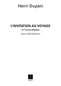 Henri Duparc: Invitation Au Voyage N 1 Voix Elevee-Piano