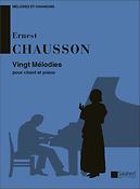 Ernest Chausson: 20 Melodies Chant-Piano